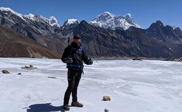 mt. Everest view from Gokyo Ri