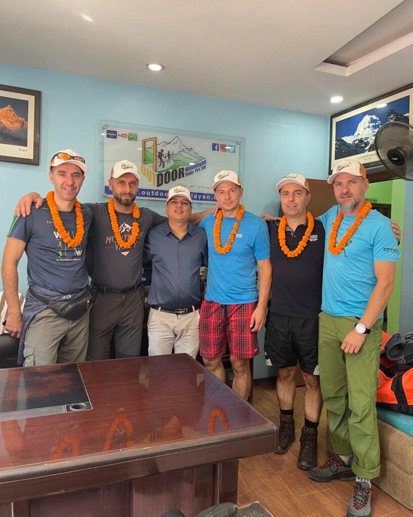 Climbing team