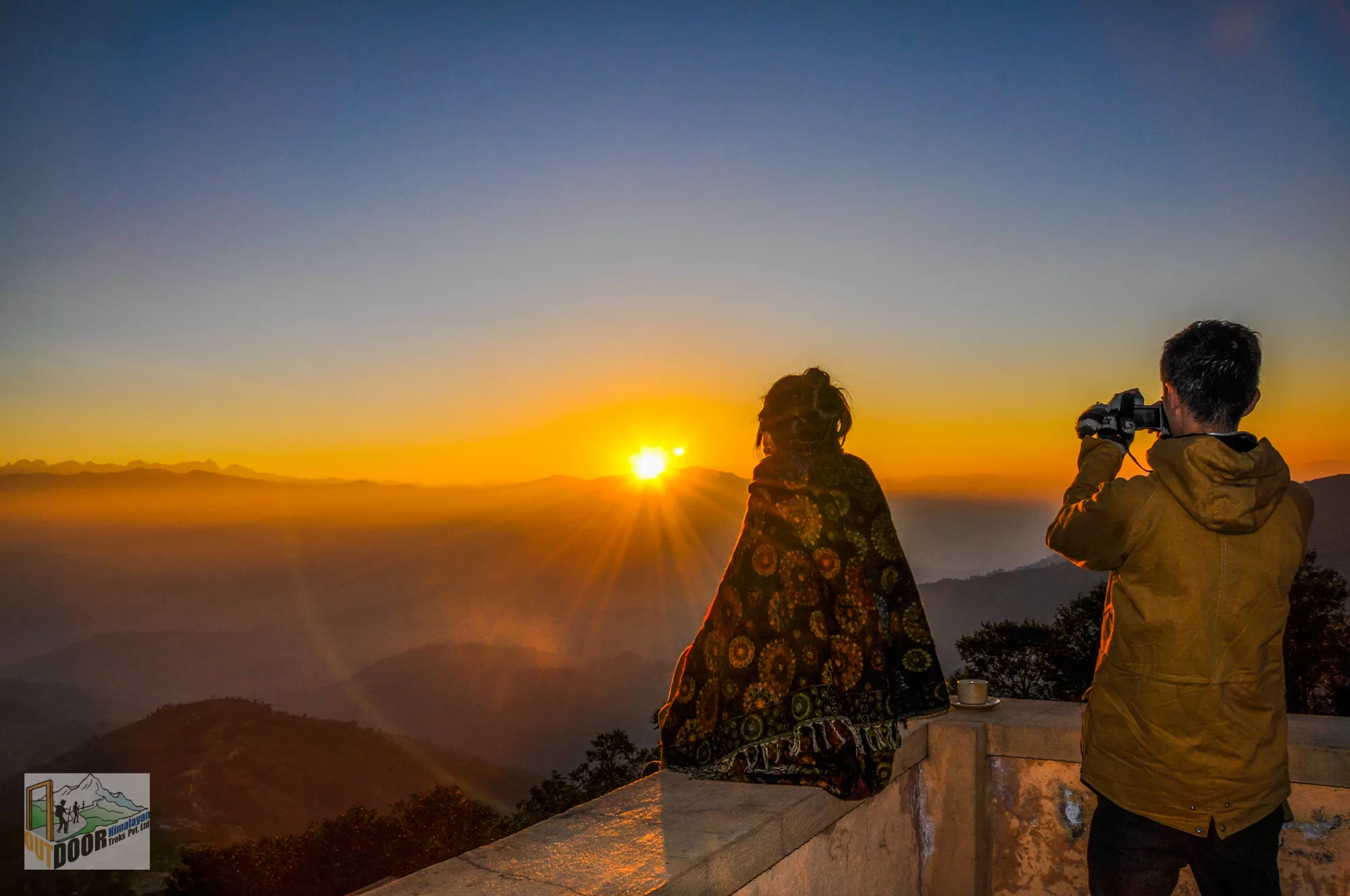Sunrise view from Nagarkot