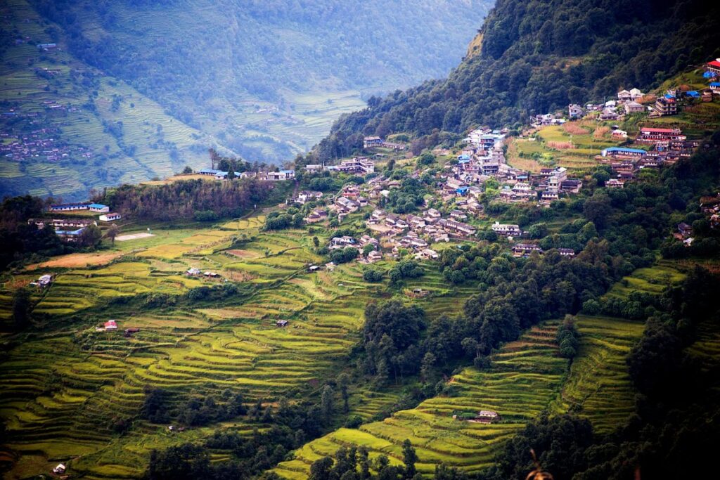 The balcony of annapurna 3 Annapurna Region