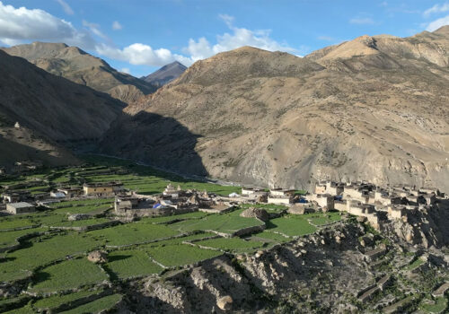 Trips 3 View of Upper Dolpo Village