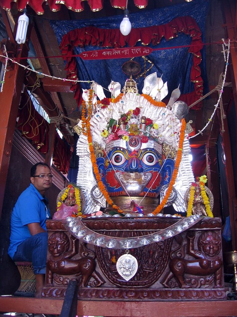Indra jatra 2026 festival begins 2 Baka bhairav kathmandu